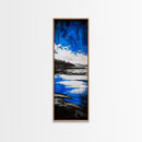 Coastal Serenity, Blue Ocean, Seascape, Canvas Print, Beach House Decor, Modern Wall Art, Minimalist Art, Living Room Wall Art