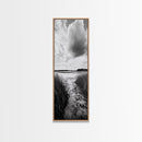 Marsh Trail, Nature Path, Quiet Wetland Scene, Canvas Print, Entryway Wall Art, Rustic Decor, Neutral Color Palette, Modern Nature Style