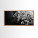 Botanical Texture, Nature Closeup Art, Modern Organic Aesthetic, Framed Canvas Print, Bedroom Wall Art, Neutral Boho Wall Decor