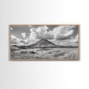 Volcano Peak, Dramatic Clouds, Nature Power, Canvas Print, Mountain Wall Art, Office Nature Photography, Landscape Fine Art Print