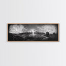 World Map, Globe Horizon, Explorer’s Dream, Canvas Print, Travel Wall Art, Surreal Photography, Study Room Adventure Decor