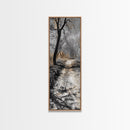 Forest Trail, Autumn Path, Nature Escape, Earthy Journey, Canvas Print, Rustic Fall Wall Art, Entryway or Hallway Decor, Woodland Landscape