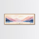 Caldera, Chile Watercolor Print, Vacation Gift, Chile Wall Art, Beach Painting, Beach Decor, Large Wall Art, Wood Frame Art