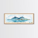 Chatham Island, New Zealand Watercolor Print, Vacation Gift, New Zealand Wall Art, Beach Painting, Beach Decor, Large Wall Art, Wood Frame Art