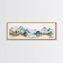 Côn Đảo, Vietnam Watercolor Beach Print, Vacation Gift, Vietnam Wall Art, Framed Canvas Print, Framed Beach Painting