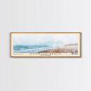 Dunwich Beach, United Kingdom Watercolor Beach Print, Vacation Gift, United Kingdom Wall Art, Framed Canvas Print, Framed Beach Painting