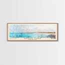 Grand Turk, Turks and Caicos Watercolor Beach Print, Vacation Gift, Turks and Caicos Wall Art, Beach Painting, Beach Decor, Beach Painting