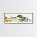 Ischia, Italy Watercolor Beach Print, Vacation Gift, Italy Wall Art, Beach Painting, Beach Decor, Beach Painting