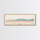 Ninety Mile Beach, New Zealand Watercolor Print, Vacation Gift, New Zealand Wall Art, Beach Painting, Beach Decor, Large Wall Art, Wood Frame Art