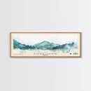 Pokrivenik, Croatia Watercolor Print, Vacation Gift, Croatia Wall Art, Beach Painting, Beach Decor, Large Wall Art, Wood Frame Art