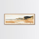 Praia de Cavaleiro, Portugal Watercolor Beach Print, Vacation Gift, Portugal Wall Art, Framed Canvas Print, Framed Beach Painting