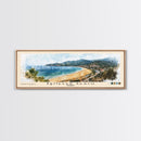 İçmeler Beach, Turkey Watercolor Beach Print, Vacation Gift, Turkey Wall Art, Beach Painting, Beach Decor, Beach Painting