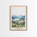 Gonzaga, Brazil Watercolor Beach Print, Vacation Gift, Brazil Wall Art, Beach Painting, Beach Decor, Beach Painting