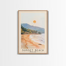 Sunset Beach, Thailand Watercolor Beach Print, Vacation Gift, Thailand Wall Art, Beach Painting, Beach Decor, Beach Painting
