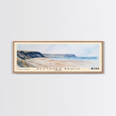 Álftanes Beach, Iceland Watercolor Print, Vacation Gift, Iceland Wall Art, Beach Painting, Beach Decor, Large Wall Art, Wood Frame Art