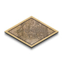 Albuquerque Diamond Shaped City Map, Custom Diamond Shaped Wall Art, City Map Canvas