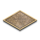 Birmingham - UK Diamond Shaped City Map, Custom Diamond Shaped Wall Art, City Map Canvas