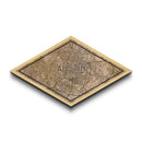 Austin Diamond Shaped City Map, Custom Diamond Shaped Wall Art, City Map Canvas