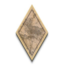 Tucson Diamond Shaped Travel Poster, Custom Diamond Shaped Wall Art, City Map Canvas