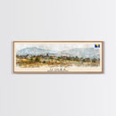 Ilida Bosnia Travel Art, City Art, Framed Canvas Print or Metal Wall Art, Europe Travel Poster, Panoramic Wall Art, Extra Wide Wall Art