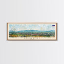 Kecskemet Hungary Wall Art, Panoramic Travel Poster, Panoramic Framed Canvas Print, City Wall Art, Wall Hanging Home Decor, Travel Art