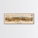 Newport United Kingdom Travel Print Wall Art, Panoramic City Art, Travel Art, Wall Decor, Vacation Gift, Framed Canvas Print Or Metal Art