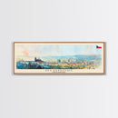 Olomouc Czech Republic Travel Art, City Art, Framed Canvas Print or Metal Wall Art, Europe Travel Poster, Panoramic Wall Art, Extra Wide Wall Art