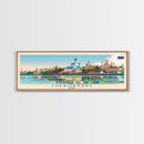 Cheboksary Russia Travel Art, City Art, Framed Canvas Print or Metal Wall Art, Europe Travel Poster, Panoramic Wall Art, Extra Wide Wall Art