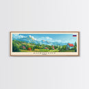 Korolyov Russia Wall Art, Panoramic Travel Poster, Panoramic Framed Canvas Print, City Wall Art, Wall Hanging Home Decor, Travel Art