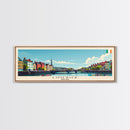 Limerick Ireland Travel Print Wall Art, Panoramic City Art, Travel Art, Wall Decor, Vacation Gift, Framed Canvas Print Or Metal Art