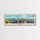 Luton United Kingdom Travel Art, City Art, Framed Canvas Print or Metal Wall Art, Europe Travel Poster, Panoramic Wall Art, Extra Wide Wall Art