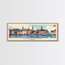Norrkoping Sweden Travel Print Wall Art, Panoramic City Art, Travel Art, Wall Decor, Vacation Gift, Framed Canvas Print Or Metal Art