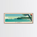 Setbal Portugal Travel Print Wall Art, Panoramic City Art, Travel Art, Wall Decor, Vacation Gift, Framed Canvas Print Or Metal Art