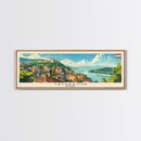 Tatabanya Hungary Travel Print Wall Art, Panoramic City Art, Travel Art, Wall Decor, Vacation Gift, Framed Canvas Print Or Metal Art