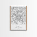 Milan Street Map, Italy Map, City Map Art, Modern Art, Wall Art, Canvas Print, Travel Print, Living Room Wall Art, Gift For Traveler