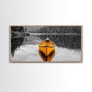 Reflections of Nature, lake Tahoe art, pine tree art, landscape painting, nature wall art, extra wide art, panoramic art, Canvas Print