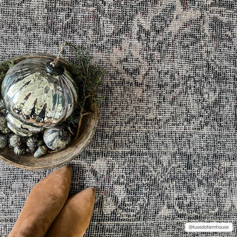 Dusty Sage Greenpoint Medallion Washable Area Rug