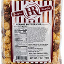 Peanut Butter Cup Popcorn | Pack of 3 | 7 oz | HR Poppin' Snacks