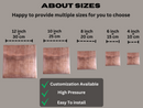 Unlacquered copper showerhead - Square Style