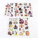 Cartoon Pirate Tattoos for Kids – 10 Waterproof Tattoo Sheets
