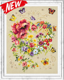 Shine of Your Heart 100-144 Counted Cross-Stitch Kit