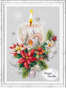 Christmas Candle 100-231 Counted Cross-Stitch Kit