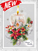 Christmas Candle 100-231 Counted Cross-Stitch Kit