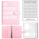 100 Envelope Challenge Binder – Budget Organizer for Cash Saving
