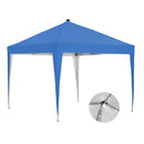 Ainfox 10 x 10 ft Pop-Up Canopy Tent Solar Power Led Light Portable Tailgating Party Tents
