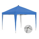 Ainfox 10 x 10 ft Pop-Up Canopy Tent Solar Power Led Light Portable Tailgating Party Tents