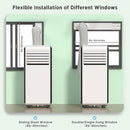 10,000 BTU Portable Air Conditioners Cool Room Up to 450 Sq.Ft, 4 Modes Portable AC with Remote/LED Display/24Hrs Timer