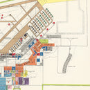 Vintage Map of Rapid City Air Force Base, 1952