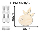 Unfinished Wood Coconut Shape - Craft - up to 46"