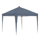 Ainfox 10 x 10 ft Pop-Up Canopy Tent Solar Power Led Light Portable Tailgating Party Tents